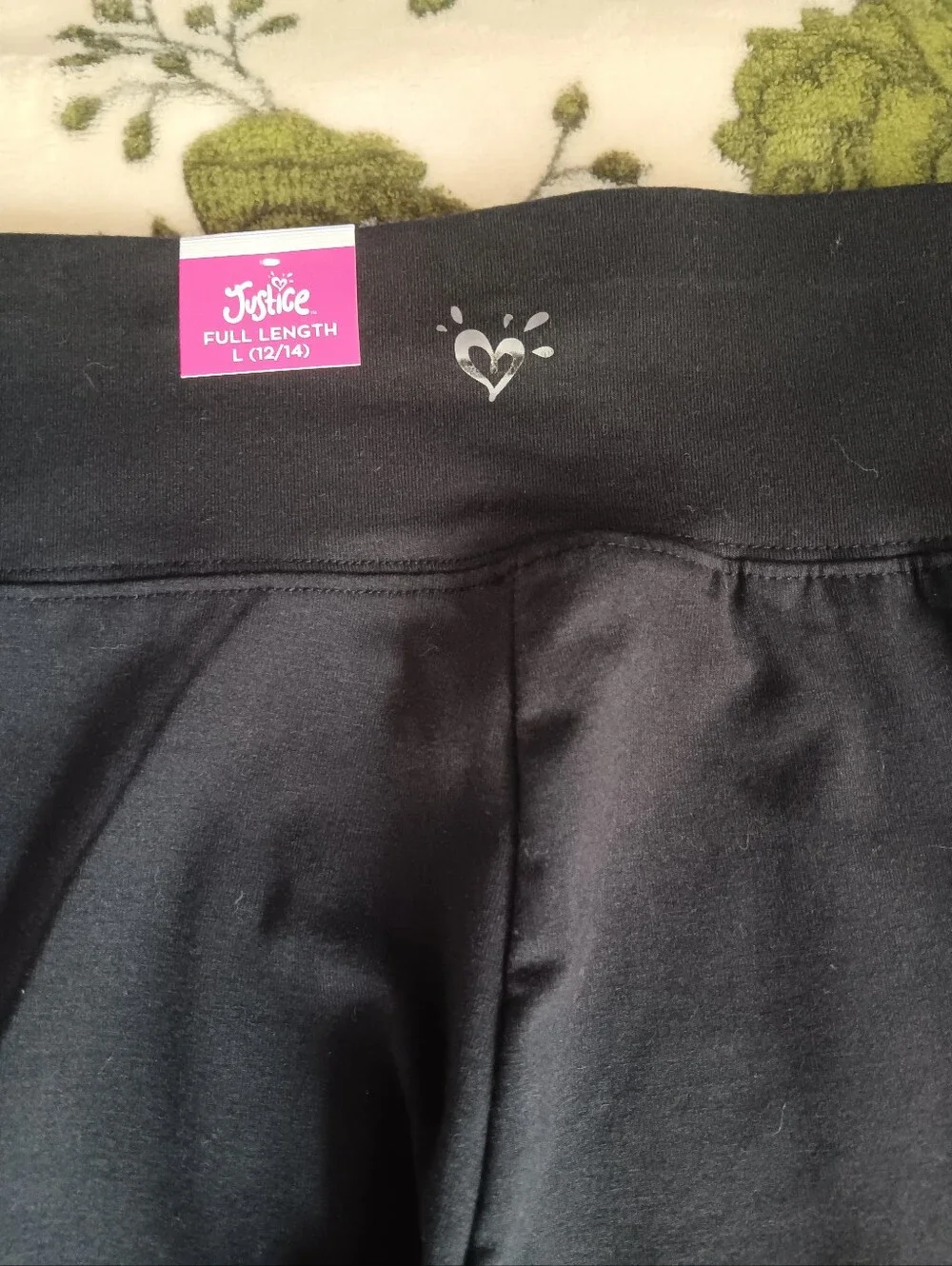 Justice girls black